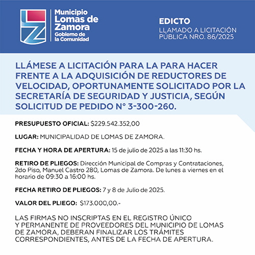 Licitaciones Sin datos  